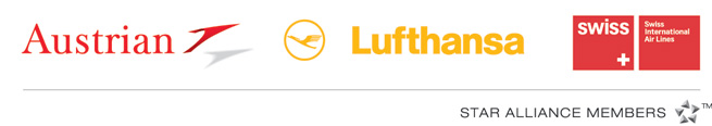 Austrian, Lufthansa, swiss